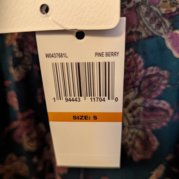 NWT Band Of The Free Teal Floral Dress Size Small - Picture 4 of 6